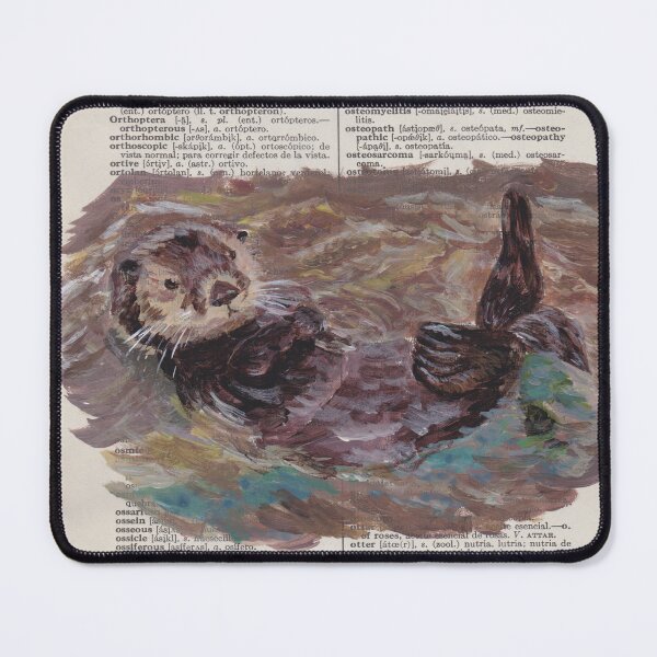 Item preview, Otter, Dictionary Art designed and sold by evelyn-at-work.