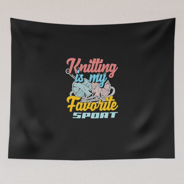 Item preview, Knitting Favorite Sport Hobby Gift Idea  designed and sold by gretogowor.