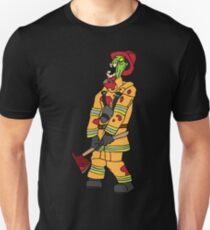 Zombie Fireman Unisex T-Shirt
