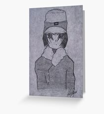 anime character Grußkarte