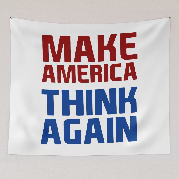 Item preview, Make America Think Again designed and sold by artvia.