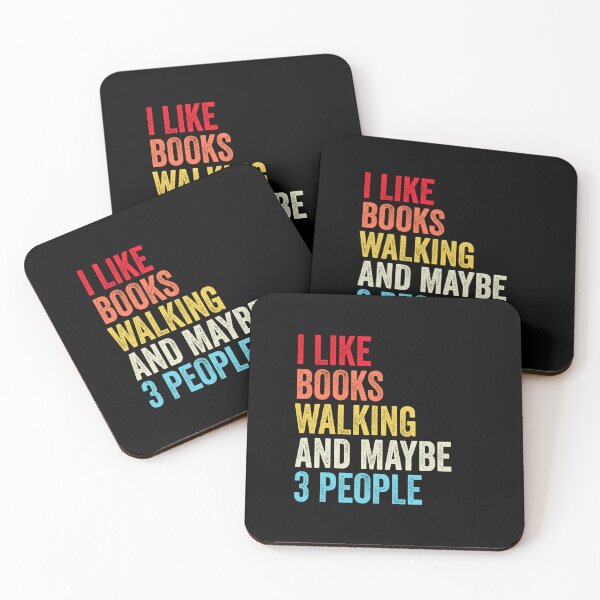 Item preview, I Like Books  dog Walking  And Maybe Three People Shirt, Funny Cool  dog Walking  Mens Womens girls Lovers Birthday Christmas Gift Shirt designed and sold by xlnv.