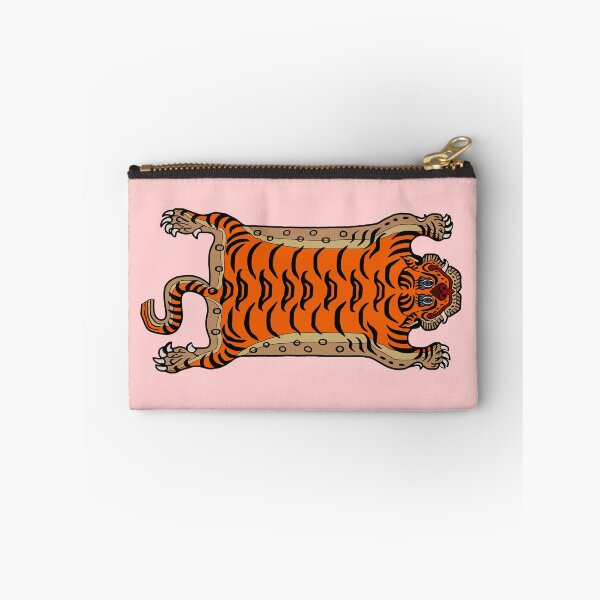 Item preview, TIBETAN TIGER RUG-pink designed and sold by BEATRIZ ABAITUA.