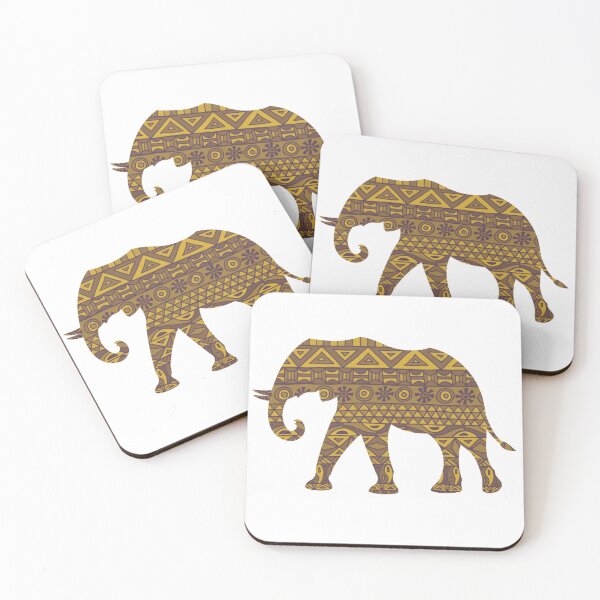 Item preview, African Decorated Elephant Art designed and sold by antevasinart.