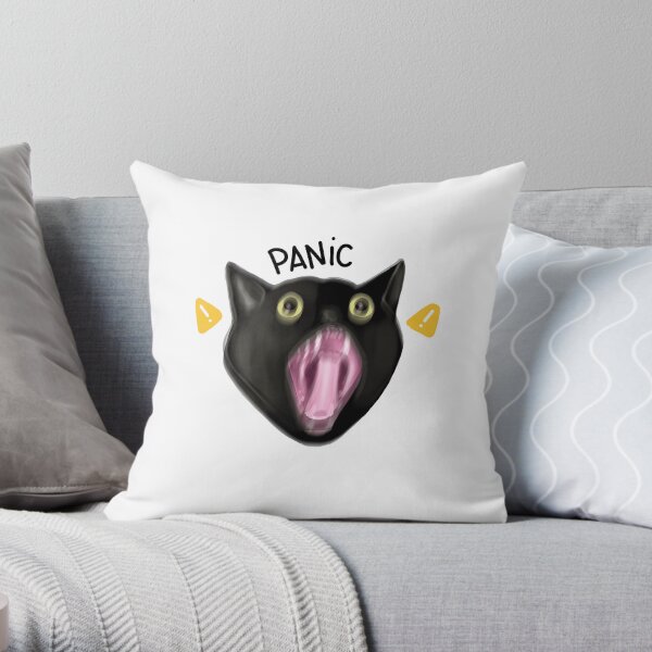 Black Cat+Rose 'Love You Mum' Soft Velvet Feel Cushion Cover Wit AC-185Rlym-CPW 