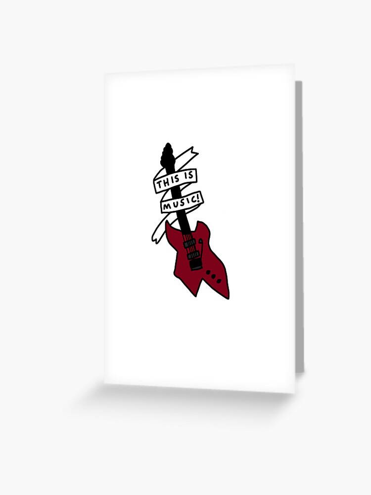 Eddie Munson, guitar and tattoos Sticker for Sale by FTS-art