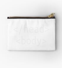 head and body tags - Web Development humor / humour Studio Pouch