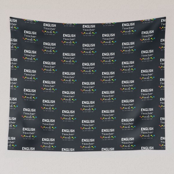 Item preview, English Teacher Mode All Day Every Day The Best Teacher Hearts Design designed and sold by BestTeacher.