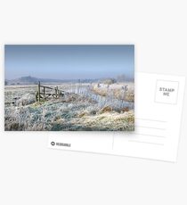 A Frosty start to the day in North Norfolk Postcards