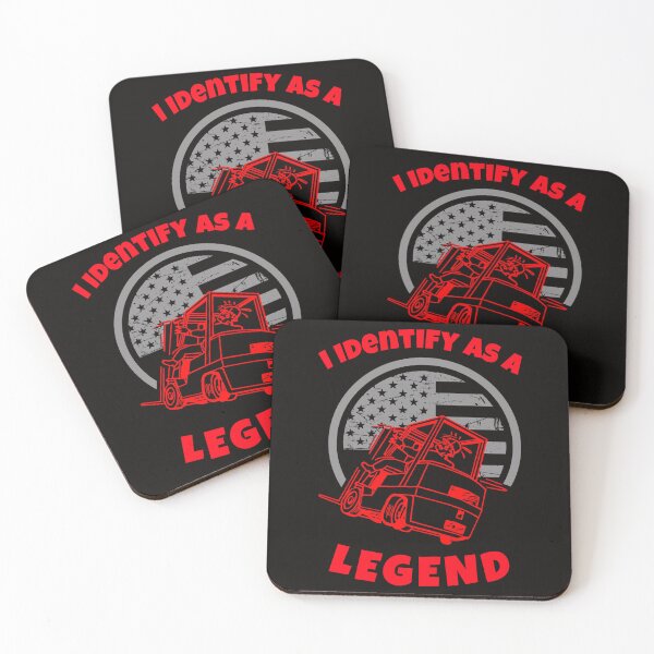 Item preview, I Identify as a Forklift Legend R designed and sold by TeamsterLife.