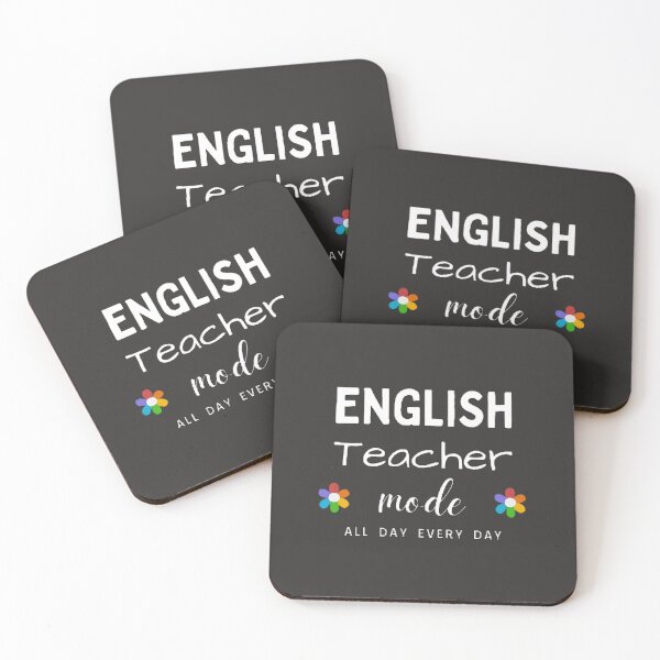 Item preview, English Teacher Mode All Day Every Day The Best Teacher Flowers Design designed and sold by BestTeacher.