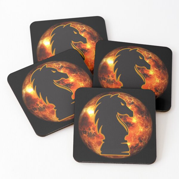 Item preview, Chess Knight Fire Graphic designed and sold by MojaveTradePost.
