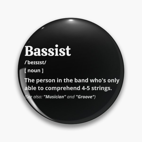 Item preview, Bassist Definition designed and sold by Creatoe.