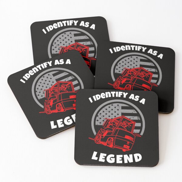 Item preview, I Identify as a Forklift Legend RW designed and sold by TeamsterLife.