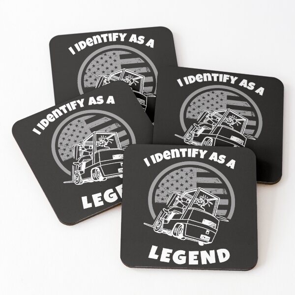 Item preview, I Identify as a Forklift Legend W designed and sold by TeamsterLife.