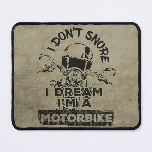 Item preview, I don't snore I dream I'm a motorbike - parchment designed and sold by F440.