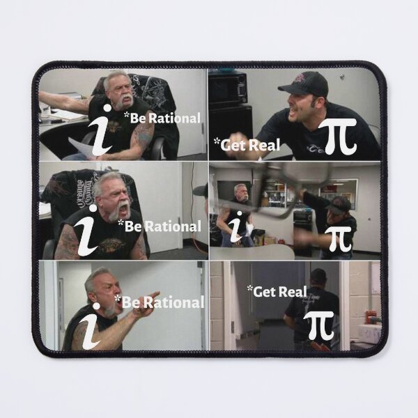 Item preview, Be Rational Get Real | Funny meme | American chopper Meme sticker designed and sold by skidio.