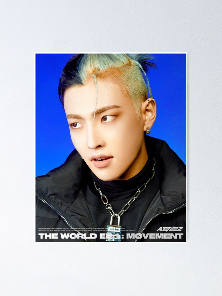 "ATEEZ HONGJOONG - THE WORLD EP.1 : MOVEMENT" Poster for Sale by