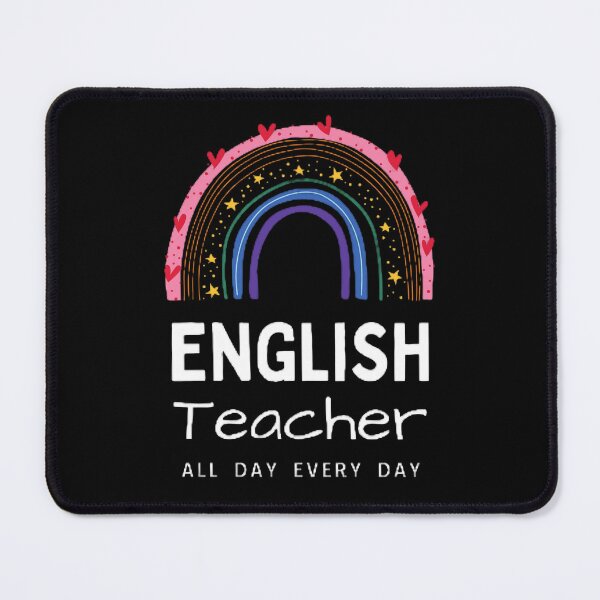 Item preview, English Teacher All Day Every Day The Best Teacher Rainbow Design designed and sold by BestTeacher.