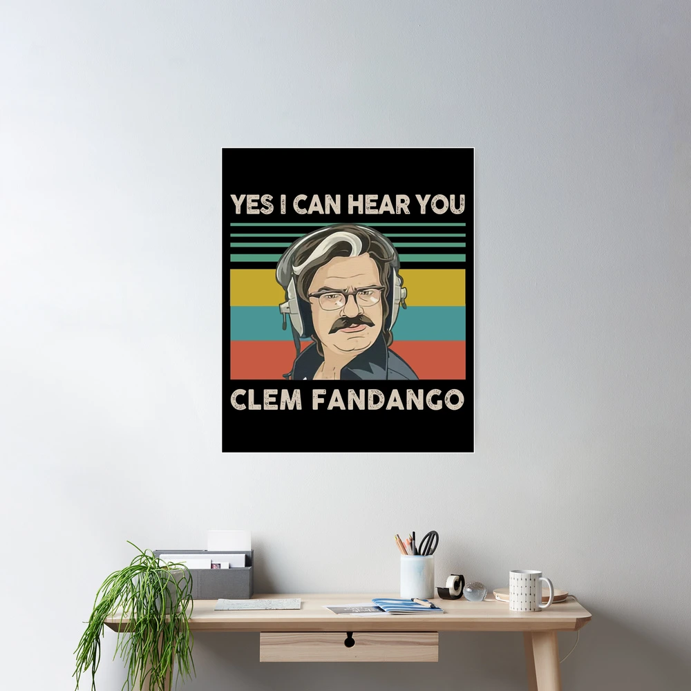 My Icon Art T-shirt Toast London | Yes I Can Hear You Clem Fandango | Maglietta Divertente Uomo Donna