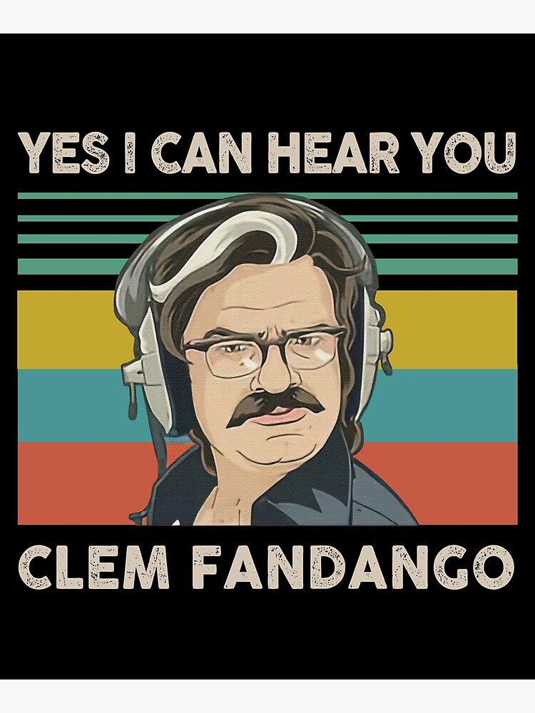 Yes I Can Hear You Clem Fandango - Camiseta Informal Para Hombre, Color