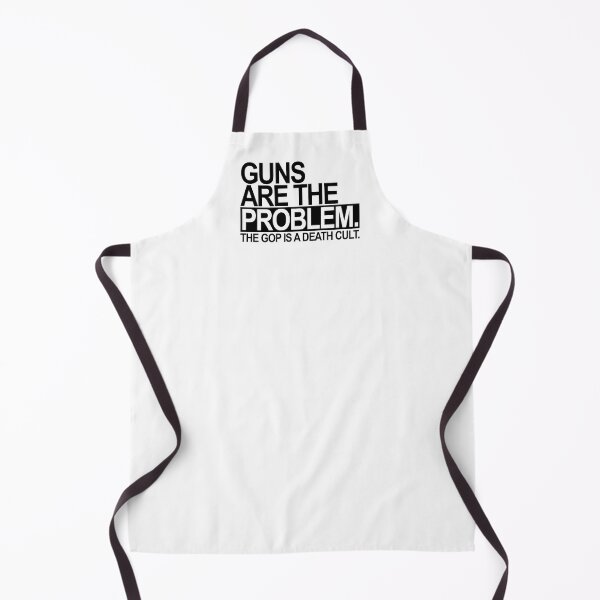 Item preview, Guns are the problem - The GOP is a death cult (black) designed and sold by Thelittlelord.