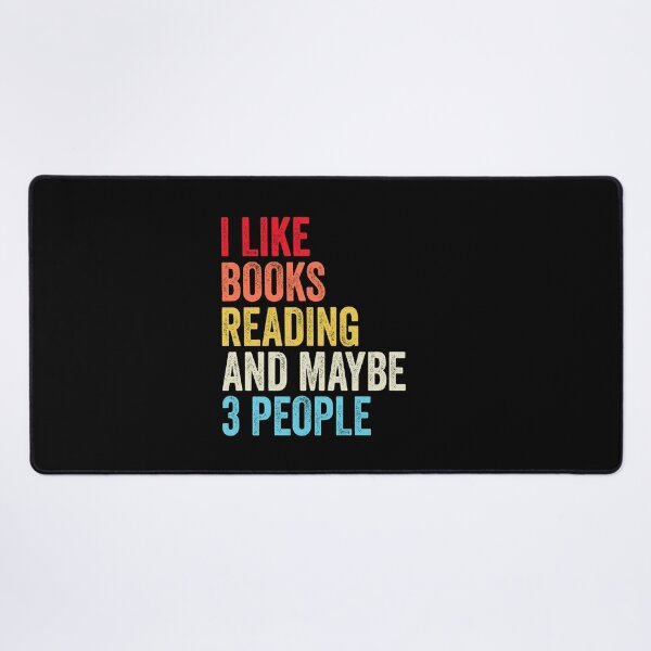 Item preview, I Like Books Reading  And Maybe Three People Shirt, Funny Cool Reading  Mens Womens girls Lovers Birthday Christmas Gift Shirt designed and sold by xlnv.