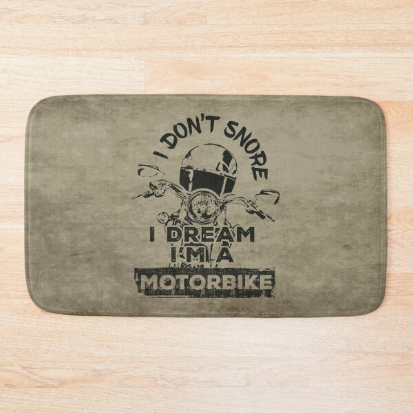 Item preview, I don't snore I dream I'm a motorbike - parchment designed and sold by F440.
