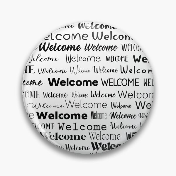 Item preview, Welcome Font Pattern designed and sold by PaperRain.