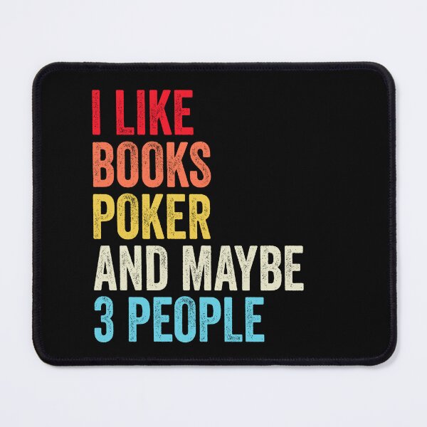 Item preview, I Like Books Poker  And Maybe Three People Shirt, Funny Cool Poker  Mens Womens girls Lovers Birthday Christmas Gift Shirt designed and sold by xlnv.