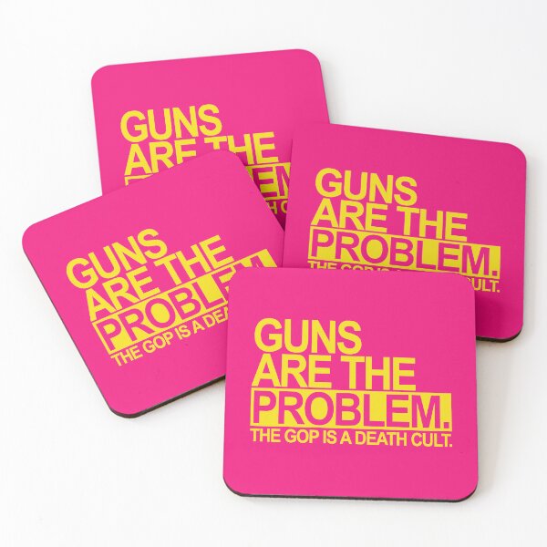 Item preview, Guns are the problem - The GOP is a death cult (yellow) 2 designed and sold by Thelittlelord.