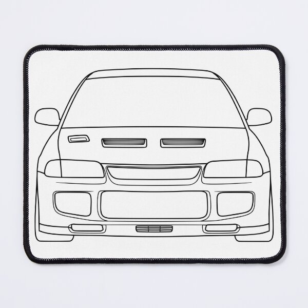 Item preview, Mitsubishi Lancer EVO III EVO 3 black lines designed and sold by EdimDesign.