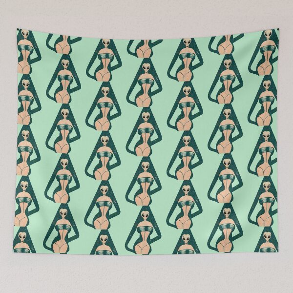 Item preview, Alien Horror, Occult Retro Surrealism designed and sold by MoreMachine.
