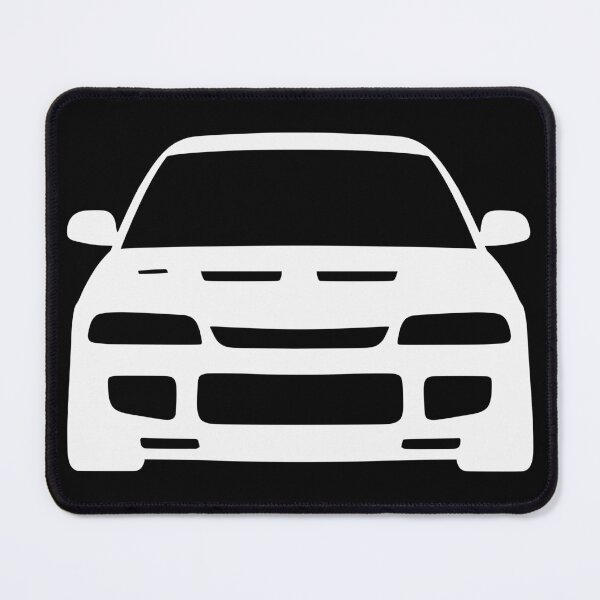 Item preview, Mitsubishi Lancer EVO III EVO 3 white silhouette designed and sold by EdimDesign.