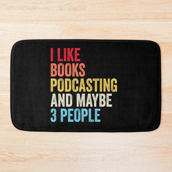 Item preview, I Like Books Podcasting  And Maybe Three People Shirt, Funny Cool Podcasting  Mens Womens girls Lovers Birthday Christmas Gift Shirt designed and sold by xlnv.