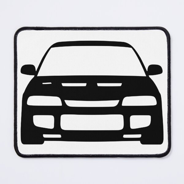 Item preview, Mitsubishi Lancer EVO III EVO 3 black silhouette designed and sold by EdimDesign.