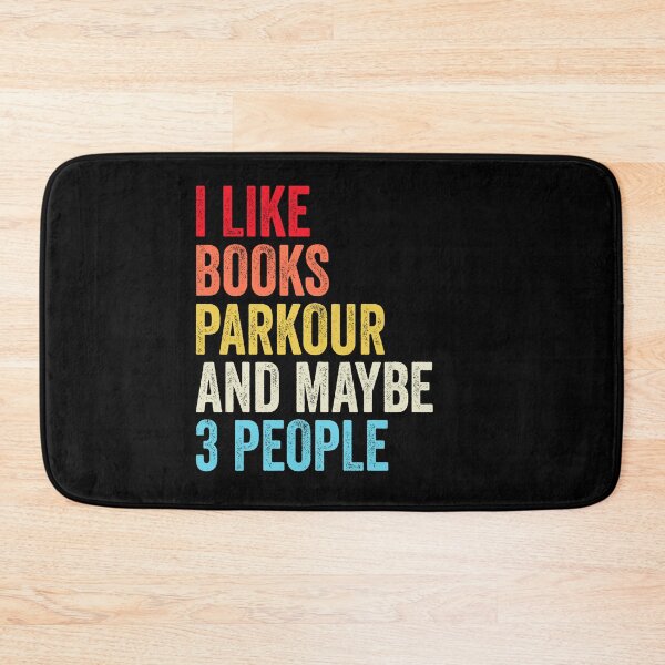 Item preview, I Like Books Parkour  And Maybe Three People Shirt, Funny Cool Parkour  Mens Womens girls Lovers Birthday Christmas Gift Shirt designed and sold by xlnv.