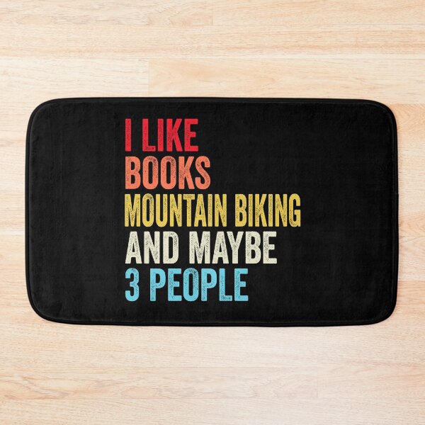 Item preview, I Like Books Mountain Biking  And Maybe Three People Shirt, Funny Cool Mountain Biking  Mens Womens girls Lovers Birthday Christmas Gift Shirt designed and sold by xlnv.