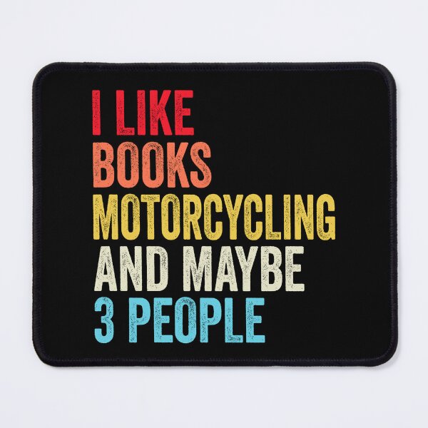 Item preview, I Like Books Motorcycling  And Maybe Three People Shirt, Funny Cool Motorcycling  Mens Womens girls Lovers Birthday Christmas Gift Shirt designed and sold by xlnv.