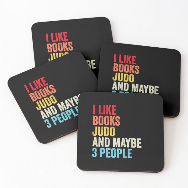 Item preview, I Like Books Judo  And Maybe Three People Shirt, Funny Cool Judo  Mens Womens girls Lovers Birthday Christmas Gift Shirt designed and sold by xlnv.