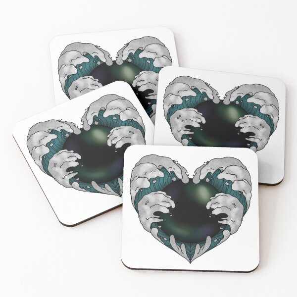 Item preview, Dark Pearl Heart designed and sold by Pastel-Opossum.