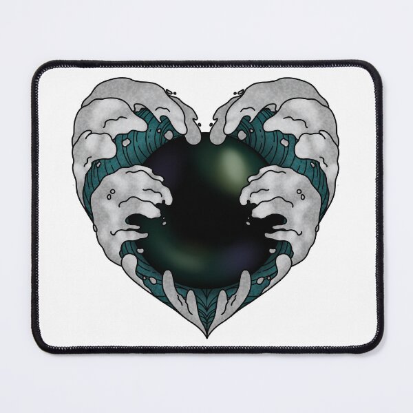 Item preview, Dark Pearl Heart designed and sold by Pastel-Opossum.