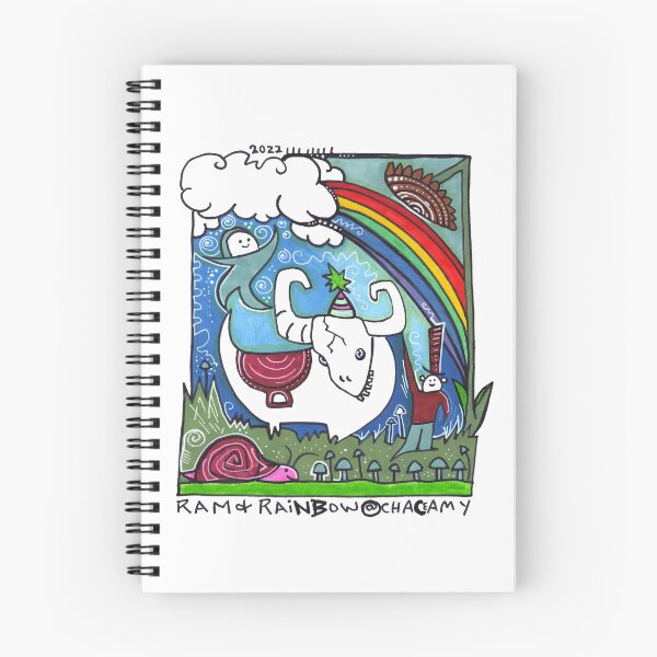 Item preview, carnero y arcoiris designed and sold by Amy Chace.