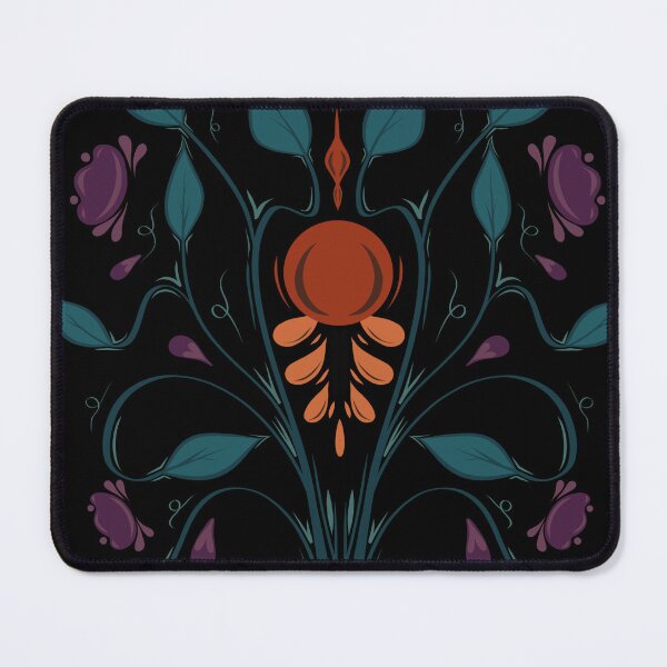 Item preview, Floral Magic Folk Art designed and sold by Skull Fern.
