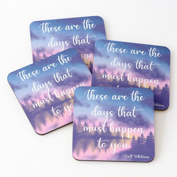 Item preview, Walt Whitman Quote designed and sold by Caroline Shea.
