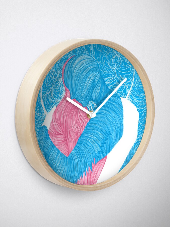 Alternate view of L'Amour Clock