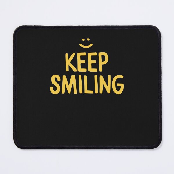 Item preview, Keep Smiling - Yellow Happiness Quote designed and sold by jacquelinepll4.