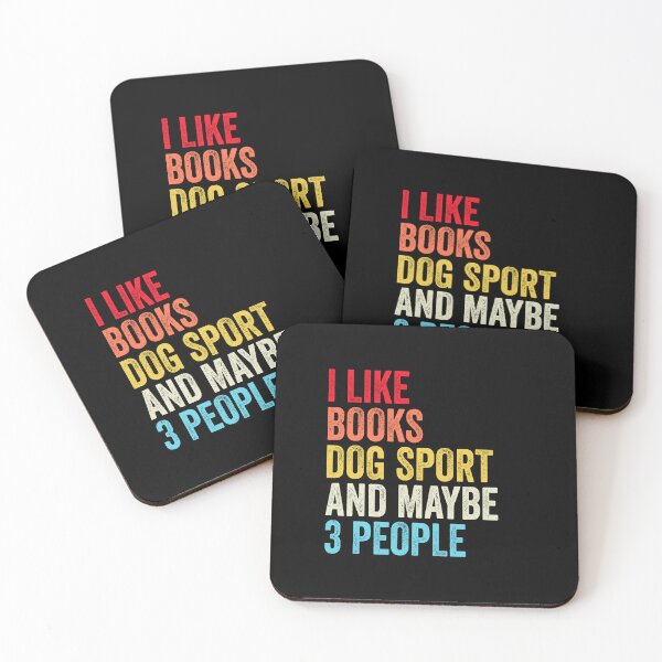 Aperçu de l'œuvre J'aime les livres Dog sport et peut-être trois personnes Shirt, Funny Cool Dog sport Mens Womens girls Lovers Birthday Gift Shirt créée et vendue par xlnv.