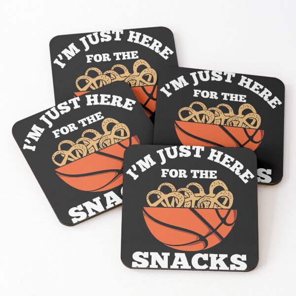 Item preview, I am Just Here For Snacks Basketball Is My Favorite Season Basket Ball Player Classic Gift Premium Apparel Funny Holiday Xmas designed and sold by DesignByHeartUK.