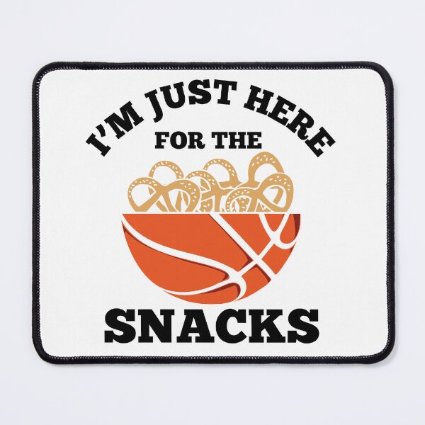 Item preview, I am Just Here For Snacks Basketball Is My Favorite Season Basket Ball Player Classic Gift Premium Apparel Funny Holiday Xmas designed and sold by DesignByHeartUK.